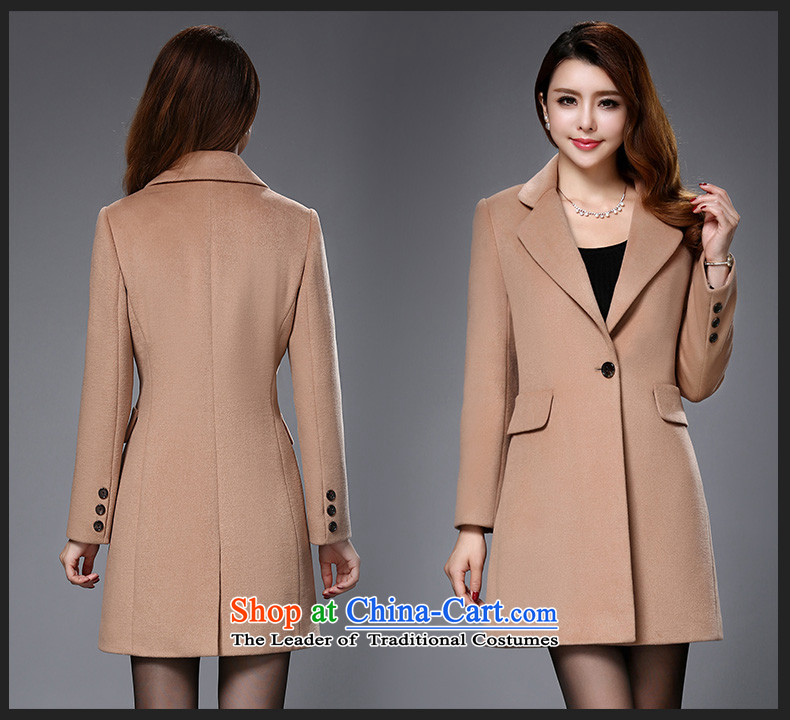 Isabel La Carconte 2015 autumn and winter coats girl won the new version is a stylish long wool coat female jacket gross? YS1002 BOURDEAUX XXL picture, prices, brand platters! The elections are supplied in the national character of distribution, so action, buy now enjoy more preferential! As soon as possible.