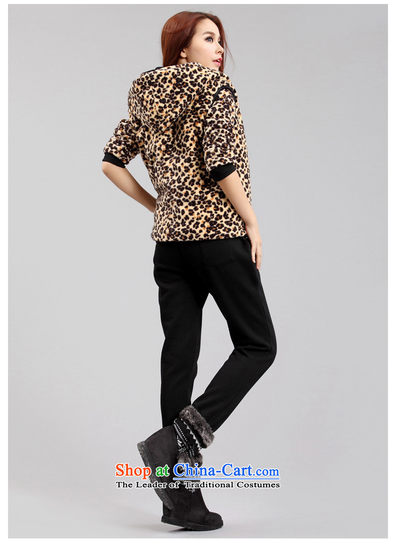 Yet by 2015 autumn and winter biao new Korean version of large numbers of ladies Leopard Ma focused sister 200 catties leisure SPORTSWEAR APPAREL 35567 3-piece set three piece 5XL  chest 9180-220 126 recommended catty picture, prices, brand platters! The elections are supplied in the national character of distribution, so action, buy now enjoy more preferential! As soon as possible.