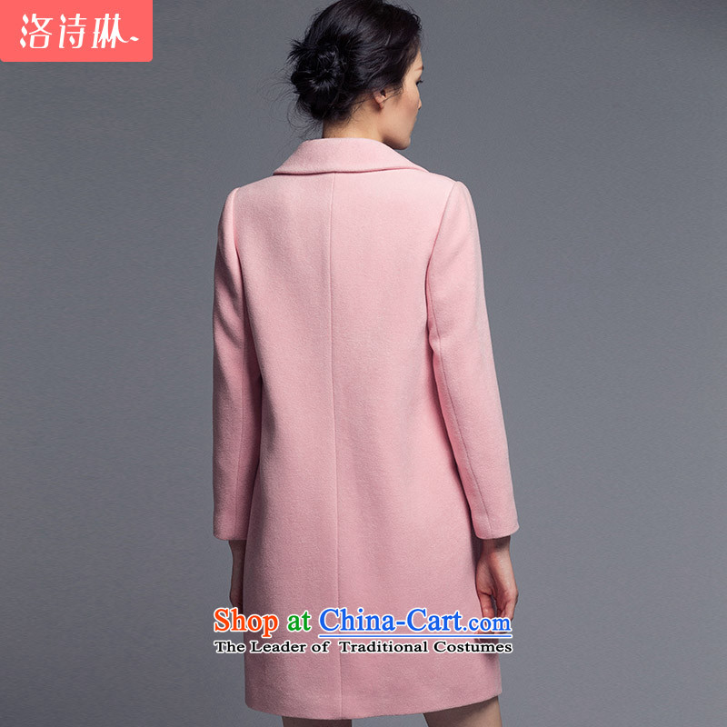The poem Lin 2015 LUXLEAD autumn and winter new product connection for double-H type in long coats of lint? female XXL, crystal powder of poetry-rim (LUXLEAD) , , , shopping on the Internet