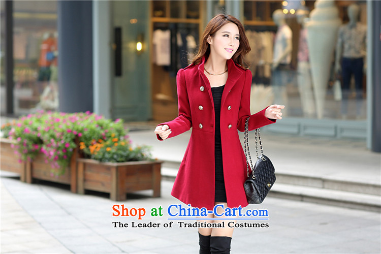 Ben Nga optimized 2015 autumn and winter coats female breast gross? In the long version won a windbreaker C1088 wine red L picture, prices, brand platters! The elections are supplied in the national character of distribution, so action, buy now enjoy more preferential! As soon as possible.