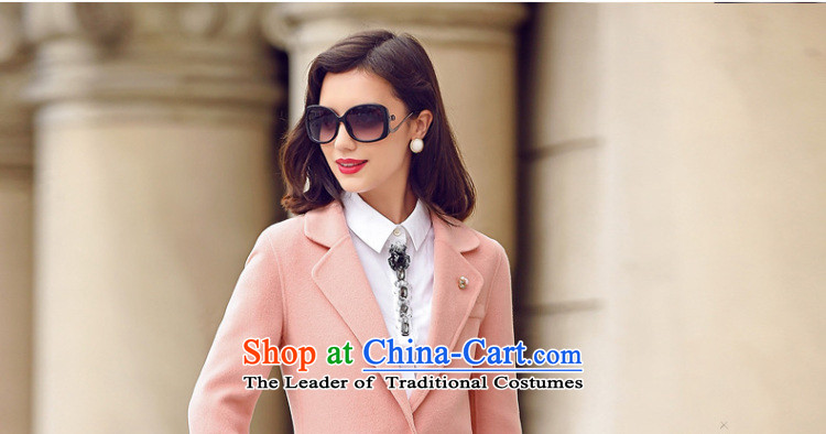 Ho Pui 2015 new manually-sided flannel woolen coat female suits for double-sided woolens wool coat and powder? S picture, prices, brand platters! The elections are supplied in the national character of distribution, so action, buy now enjoy more preferential! As soon as possible.