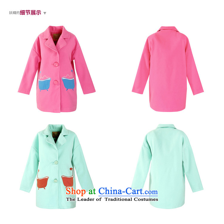 The witch port graffiti bridge 2015 new winter fun put embroidered fresh lapel coats female 1532824 gross? fresh red S pictures, better prices, brand platters! The elections are supplied in the national character of distribution, so action, buy now enjoy more preferential! As soon as possible.