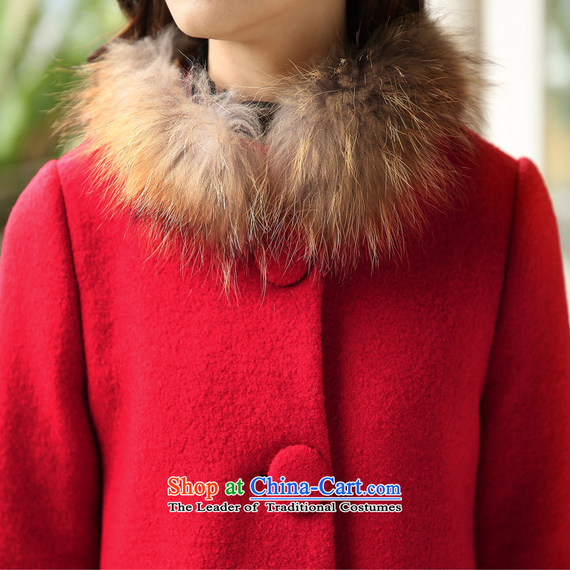 Mrs Rafael Hui Carter female jacket coat gross? 2015 autumn and winter female new a windbreaker. Long Korean collar loose video 3 thin snap-toned M ancient Sze Jimmy Carter (GUSSKATER) , , , shopping on the Internet