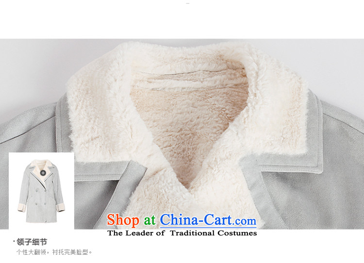 El Boothroyd 2015 winter clothing new products in the Korean female long class fur coat all-in-one girl jacket 6580927102 Light Gray M picture, prices, brand platters! The elections are supplied in the national character of distribution, so action, buy now enjoy more preferential! As soon as possible.