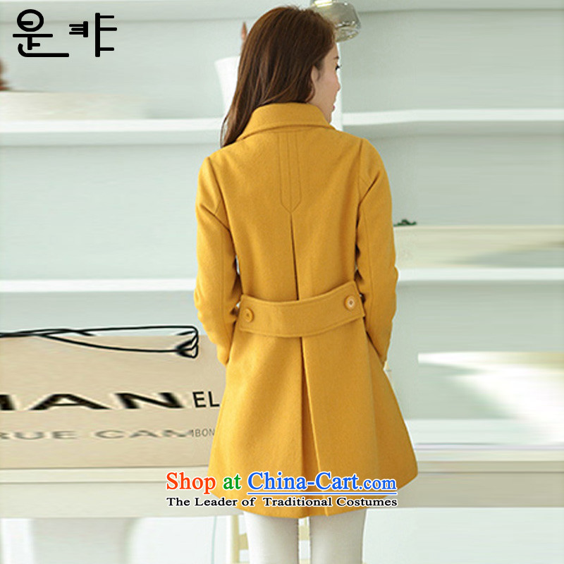 The new version of the greater number 2015 women in long-yi 7602)?  Non-L, Yellow , , , shopping on the Internet