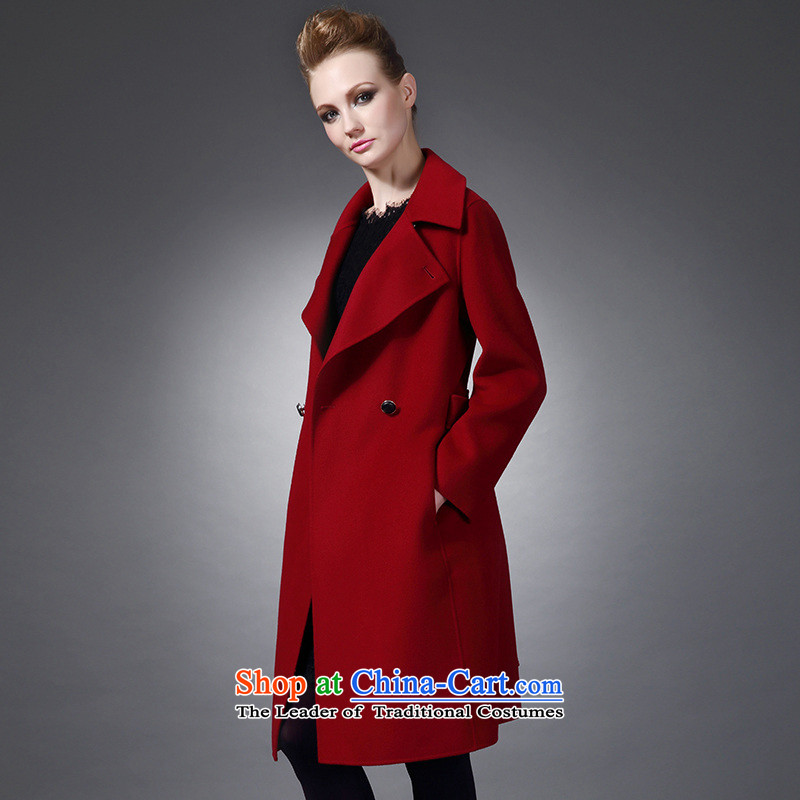 Marguerite Hsichih maxchic 2015 Ms. autumn and winter clothing, Sau San for simple and stylish this cloth belt duplex wool coat female 19022? BOURDEAUX M PRINCESS (maxchic Hsichih) , , , shopping on the Internet