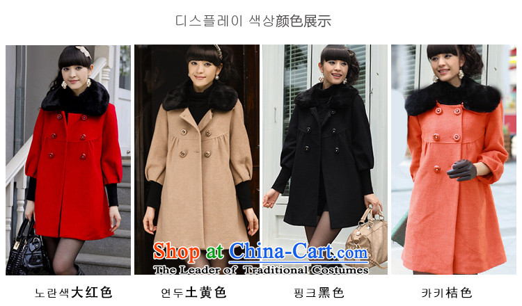 Xing Yi Chau Talks 2015 MM thick fall more than 260 women's burden may pass through extra-large graphics thin mother loaded code Korean version in the double-long hair? overcoat red 5XL picture, prices, brand platters! The elections are supplied in the national character of distribution, so action, buy now enjoy more preferential! As soon as possible.