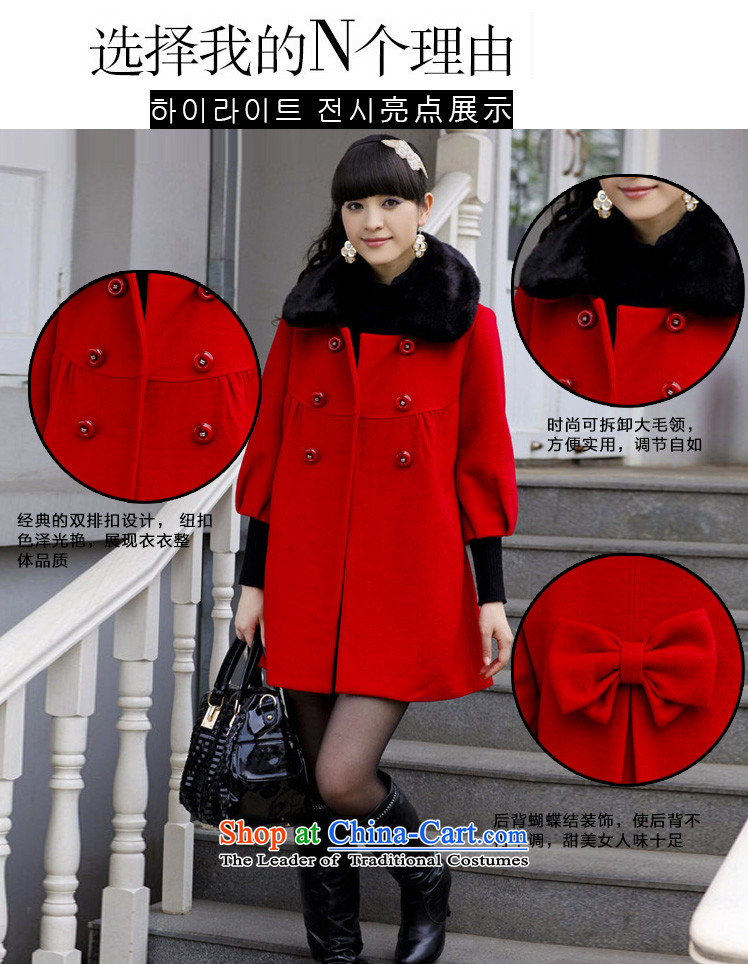 Xing Yi Chau Talks 2015 MM thick fall more than 260 women's burden may pass through extra-large graphics thin mother loaded code Korean version in the double-long hair? overcoat red 5XL picture, prices, brand platters! The elections are supplied in the national character of distribution, so action, buy now enjoy more preferential! As soon as possible.