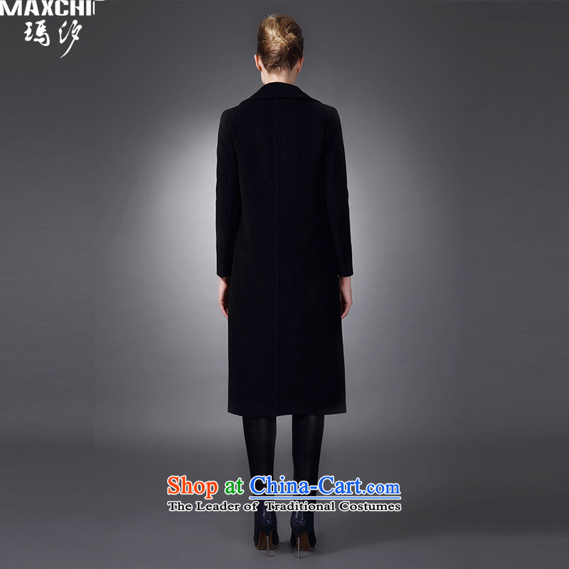 The elections of the same age as the stars of the ulema Hsichih 100maxchic 699 ultra stylish double-suit for long wool coat 20722 Black S? Princess (maxchic Hsichih) , , , shopping on the Internet