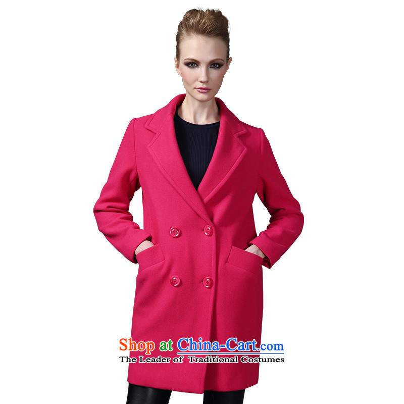 Marguerite Hsichih maxchic 2015 autumn and winter, western style, double-suit for the auricle-wool coat 20742? The Red M PRINCESS (maxchic Hsichih) , , , shopping on the Internet