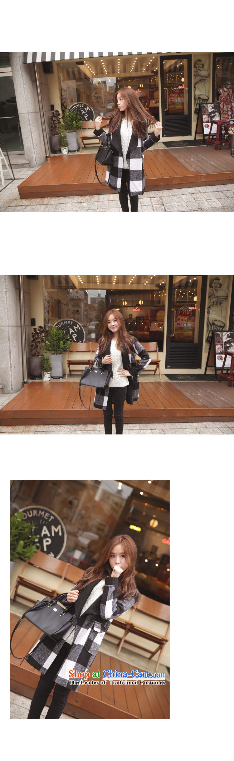 The  2015 autumn tung hsin load new grid gross girls jacket? Long Korean Sau San a wool coat students jacket  #9981 checkered picture L, prices, brand platters! The elections are supplied in the national character of distribution, so action, buy now enjoy more preferential! As soon as possible.