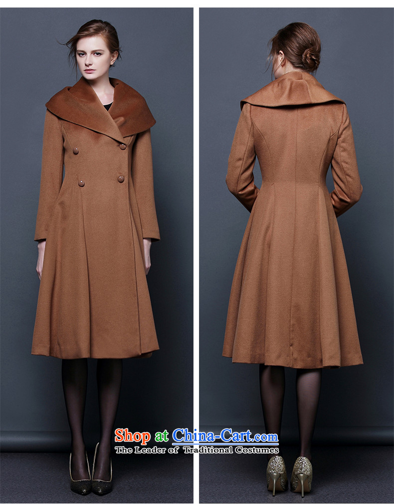 Blue wardrobe 2015 BBLLUUEE autumn and winter new large roll collar double-side waist long woolen coat girl and XL pictures, coffee prices, brand platters! The elections are supplied in the national character of distribution, so action, buy now enjoy more preferential! As soon as possible.