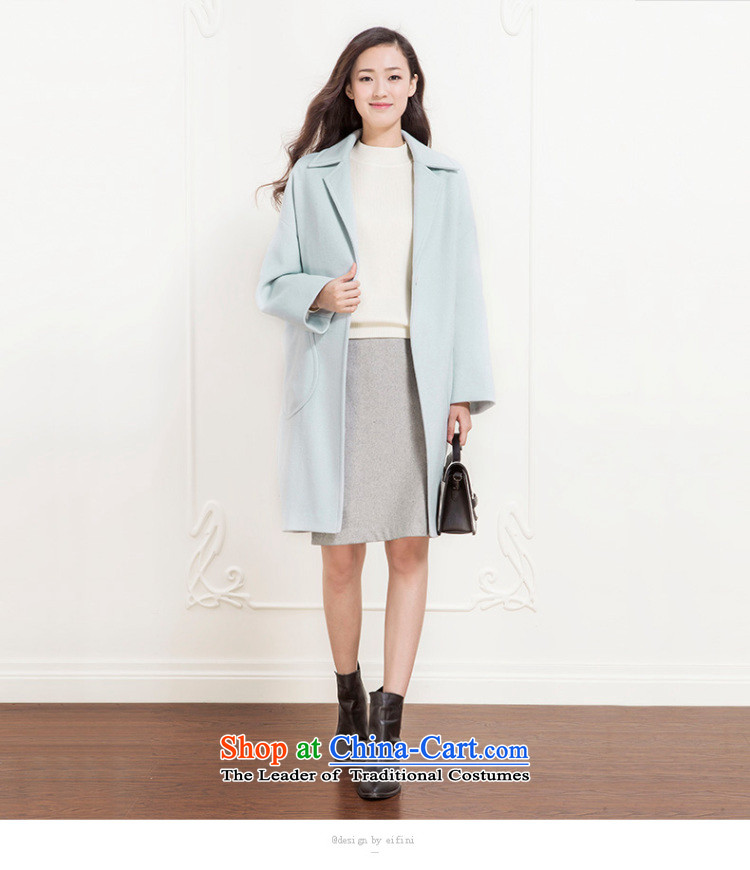 El Boothroyd 2015 winter clothing new Korean lapel in long hair?? coats female wool coat 6580927151 freezing Blue M picture, prices, brand platters! The elections are supplied in the national character of distribution, so action, buy now enjoy more preferential! As soon as possible.