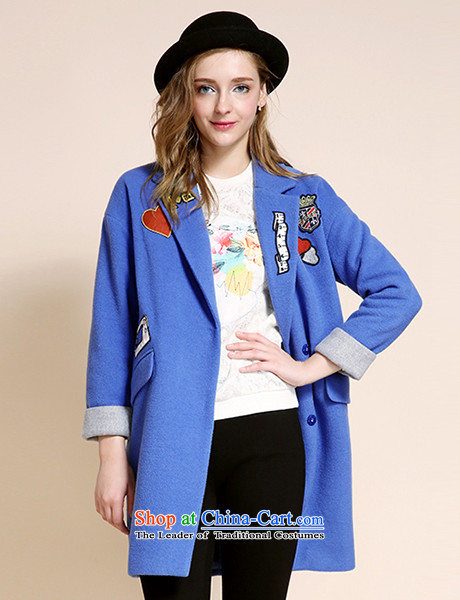 Chaplain who 2015 Fall/Winter Collections Of new women's gross? long jacket)? a wool coat-blue. 165/88A/L. picture, prices, brand platters! The elections are supplied in the national character of distribution, so action, buy now enjoy more preferential! As soon as possible.