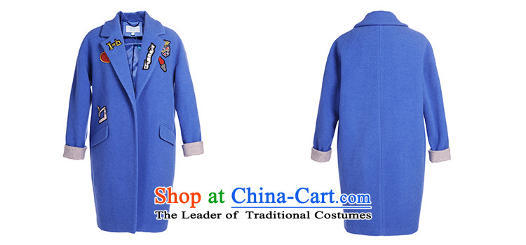 Chaplain who 2015 Fall/Winter Collections Of new women's gross? long jacket)? a wool coat-blue. 165/88A/L. picture, prices, brand platters! The elections are supplied in the national character of distribution, so action, buy now enjoy more preferential! As soon as possible.