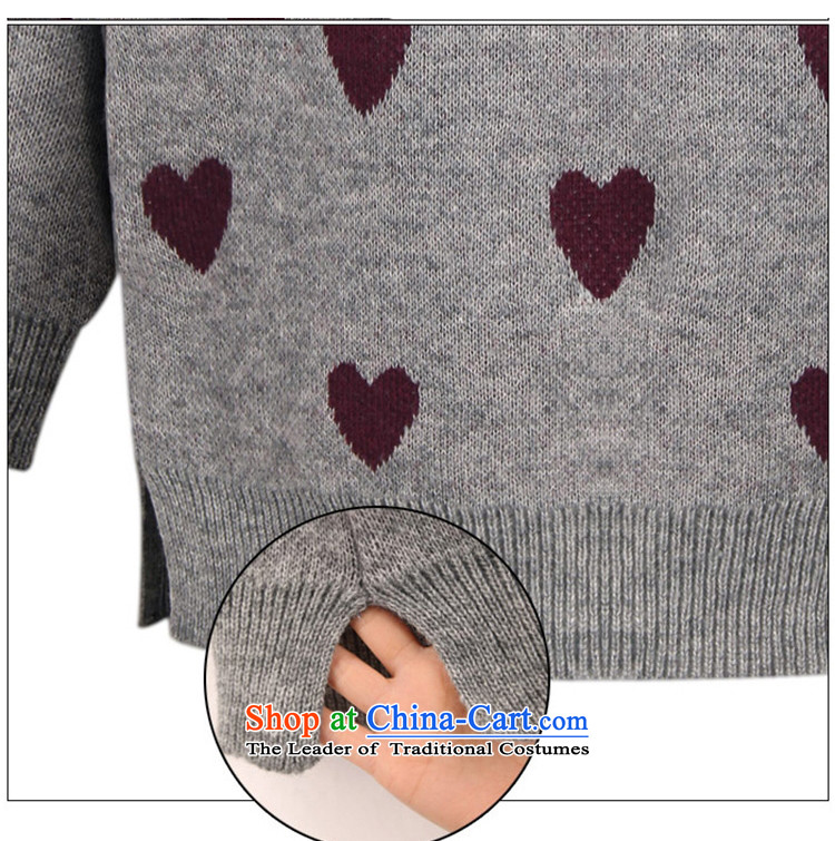 Elizabeth sub-New) Autumn 2015 to increase the number of women with thick MM autumn and winter sweater with sleek and versatile graphics thin, forming the knitwear sweater m9155 gray XXL picture, prices, brand platters! The elections are supplied in the national character of distribution, so action, buy now enjoy more preferential! As soon as possible.
