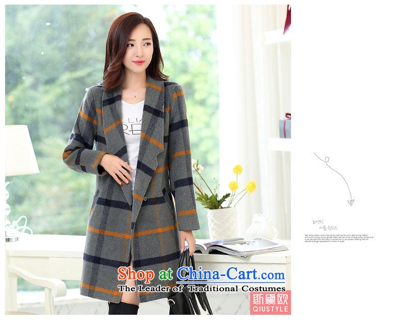 The Doi OSCE gross girls jacket? long winter 2015 new Korean Sau San Plaid a wool coat Women's 5,168 Tibetan blue-red checkered picture L, prices, brand platters! The elections are supplied in the national character of distribution, so action, buy now enjoy more preferential! As soon as possible.