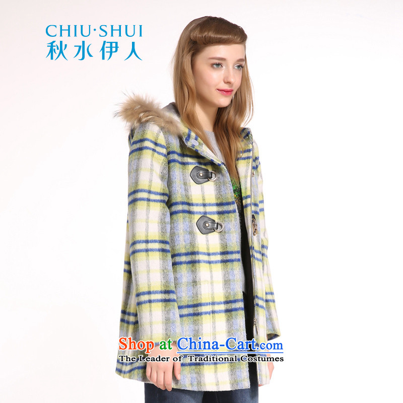 Chaplain who winter clothing new stylish female Korean campaign liberal sub for long hair plaid wool coat yellow 165/88A/L,?/ The Mai-Mai shopping on the Internet has been pressed.