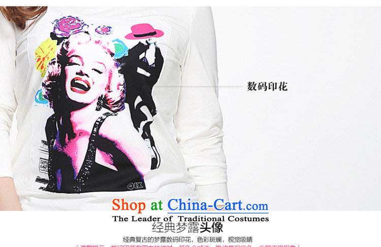 The former Yugoslavia Li Sau 2015 autumn large new mount female cotton round-neck collar digital printing comfortable video thin long-sleeved T-shirt 0792 2XL Photo Black, prices, brand platters! The elections are supplied in the national character of distribution, so action, buy now enjoy more preferential! As soon as possible.