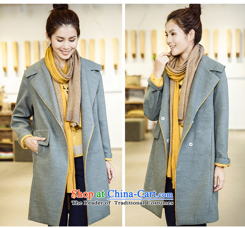 Athena Chu Load New Cayman 2015, minimalist knocked color piping longer minimalist jacket wild about what the elections as soon as possible is 8533210247 coats Gray L picture, prices, brand platters! The elections are supplied in the national character of distribution, so action, buy now enjoy more preferential! As soon as possible.