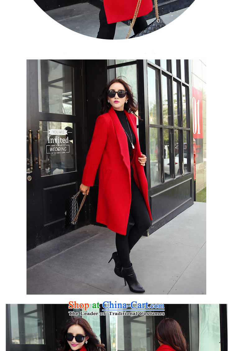 The poem meng 2015 autumn and winter new Korean women who are in the long graphics thin a wool coat gross? jacket female red L picture, prices, brand platters! The elections are supplied in the national character of distribution, so action, buy now enjoy more preferential! As soon as possible.