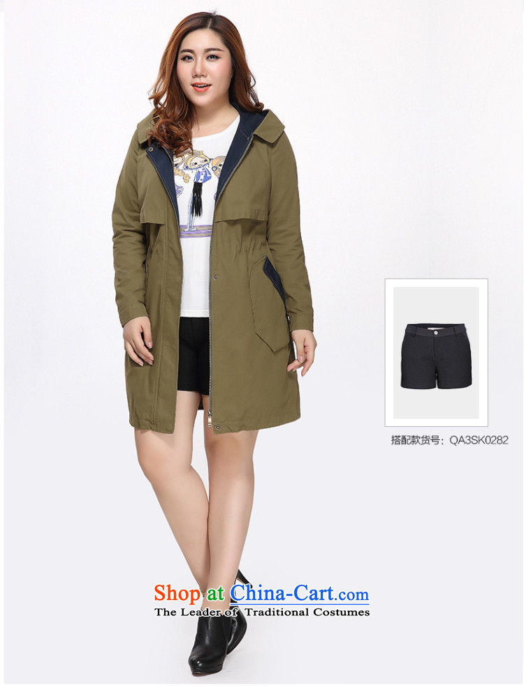 The former Yugoslavia Li Sau 2015 autumn large new mount female Korean forces collided with cap color elastic Foutune of pure cotton Long Hoodie 0526 olive pictures, prices, 5XL brand platters! The elections are supplied in the national character of distribution, so action, buy now enjoy more preferential! As soon as possible.