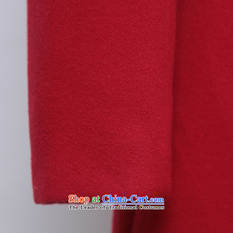 Love Is gross coats Girl Gigi Lai? jacket of autumn and winter 2015 new lady a windbreaker. Long Korean Lapel Sau San video thin elegant red jacket , gross? love for the postures (AIQIAOZI) , , , shopping on the Internet