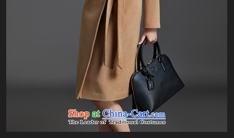 Headquarters or Chu YFL woolen coat female 2015 autumn and winter new western style, double-jacket? 