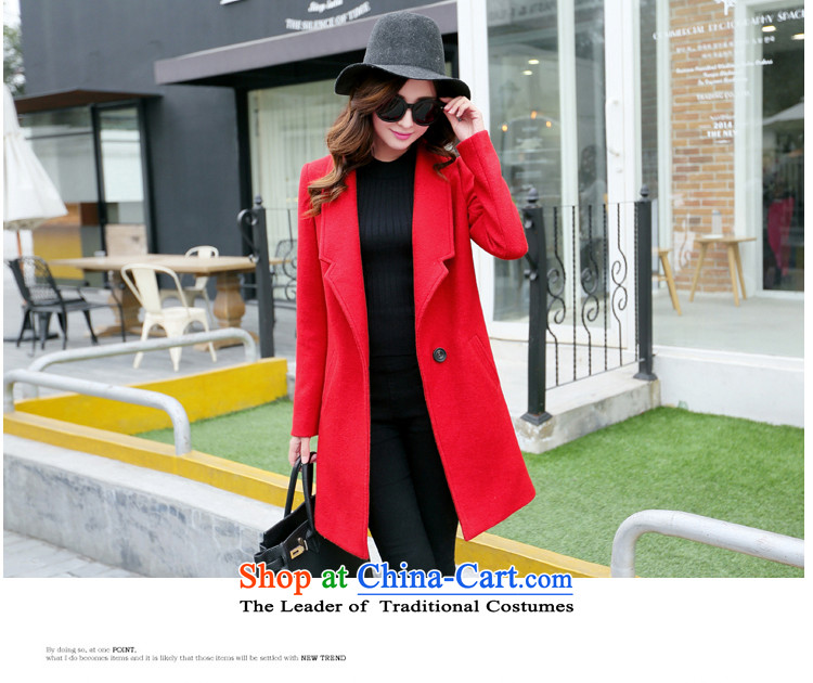 The Cabinet to Yuen Long by 2015 autumn and winter new Korean fashion in the jacket long? What gross coats female 08178W gray ... M picture, prices, brand platters! The elections are supplied in the national character of distribution, so action, buy now enjoy more preferential! As soon as possible.