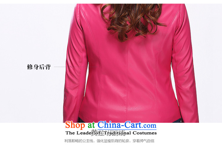 The former Yugoslavia Li Sau 2015 autumn large new mount female round-neck collar long-sleeved knocked the stitching leather jacket 4XL Photo Black at 0839 hours, prices, brand platters! The elections are supplied in the national character of distribution, so action, buy now enjoy more preferential! As soon as possible.