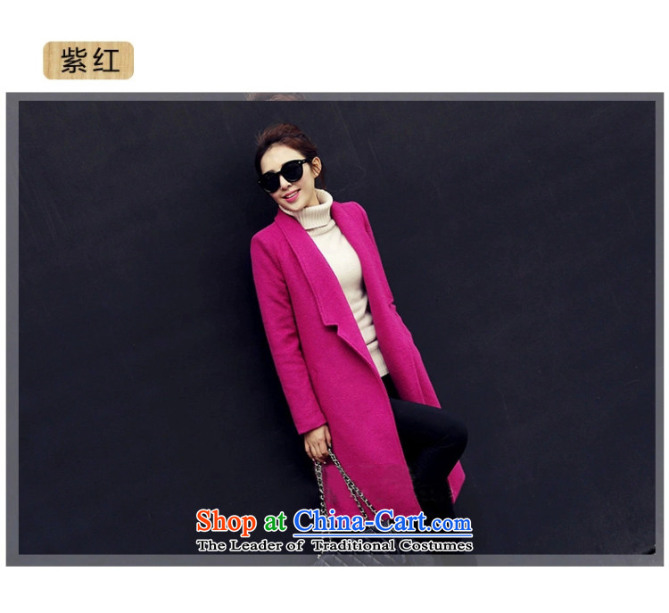 The Gross Stephanie? 2015 autumn and winter coats female new Korean version in Sau San long large thick a wool coat RED M picture, prices, brand platters! The elections are supplied in the national character of distribution, so action, buy now enjoy more preferential! As soon as possible.