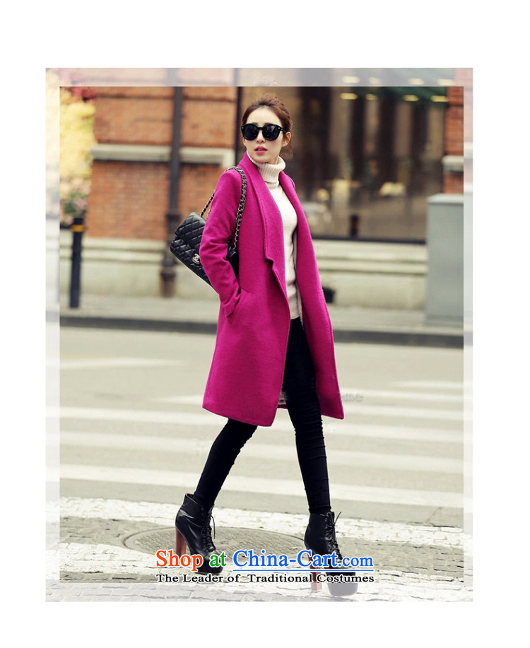 The Gross Stephanie? 2015 autumn and winter coats female new Korean version in Sau San long large thick a wool coat RED M picture, prices, brand platters! The elections are supplied in the national character of distribution, so action, buy now enjoy more preferential! As soon as possible.