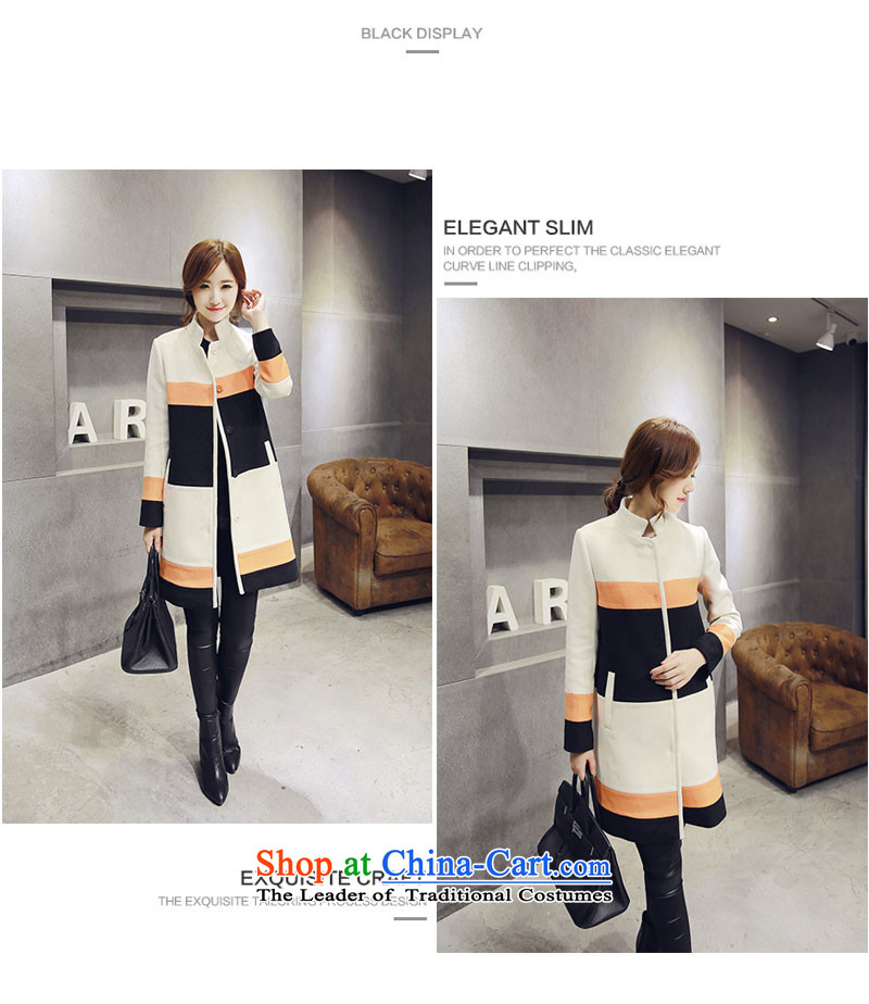 Stylish new devil of the 2015 Fall/Winter Collections Korean jacket in gross? long coats video thin stylish Sau San blouses 1-8803 picture color M brand, prices, picture platters! The elections are supplied in the national character of distribution, so action, buy now enjoy more preferential! As soon as possible.