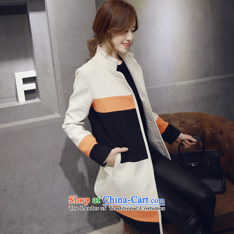 Stylish new devil of the 2015 Fall/Winter Collections Korean jacket in gross? long coats video thin stylish Sau San blouses 1-8803 picture color M, stylish devil of (SHISHANGMOZHE) , , , shopping on the Internet