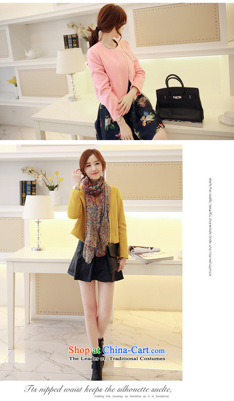 Stylish devil of the 2015 autumn and winter coats a new minimalist short, Zip Sau San wild Stylish coat female 1-8812 gross? pink M picture, prices, brand platters! The elections are supplied in the national character of distribution, so action, buy now enjoy more preferential! As soon as possible.