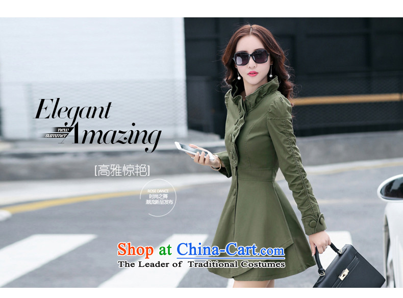 Load New 1391#2015 autumn Mock-neck Sau San video thin casual jacket army green L picture, prices, brand platters! The elections are supplied in the national character of distribution, so action, buy now enjoy more preferential! As soon as possible.