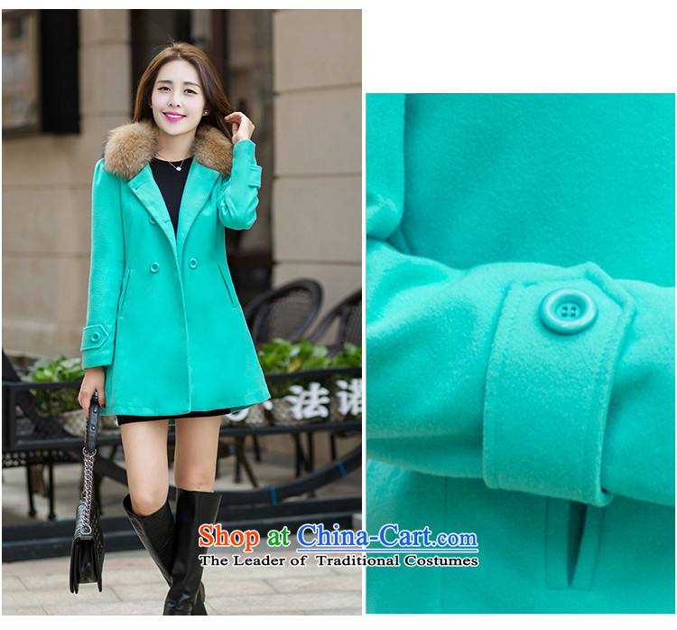 Memnarch Beja 2015 autumn and winter new Korean version of large numbers in length of Sau San for female K8818 jacket coat? ore Wong, pictures, L-thick price, brand platters! The elections are supplied in the national character of distribution, so action, buy now enjoy more preferential! As soon as possible.