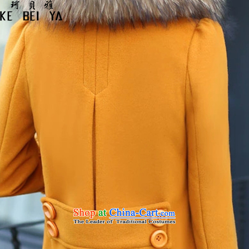 Memnarch Beja 2015 autumn and winter new Korean version of large numbers in length of Sau San for female K8818 jacket coat? ore) , L, Memnarch Wong thick Beja (KE YA).... BEI shopping on the Internet