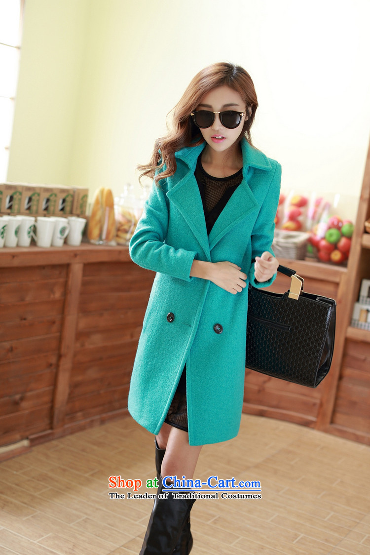 Pull the fuser 2015 Korean female autumn and winter coats new cashmere long hair? Long butted in RED M picture, prices, brand platters! The elections are supplied in the national character of distribution, so action, buy now enjoy more preferential! As soon as possible.