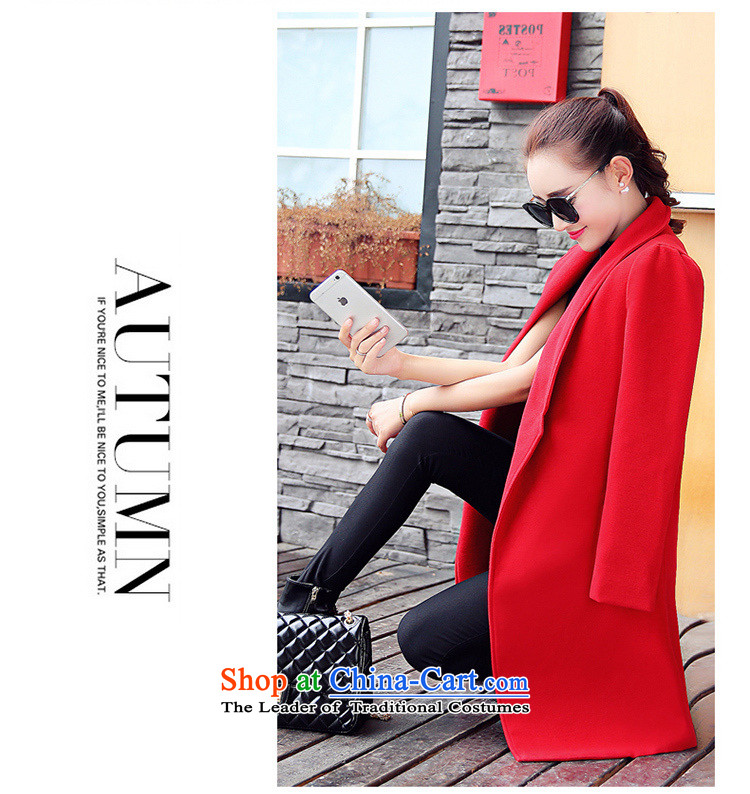 Ms Audrey EU Bai Ya 2015 gross female autumn and winter coats? the new Korean female decorated gross? graphics are overcoats in thin long)? sub 2,715 Light Gray L picture, prices, brand platters! The elections are supplied in the national character of distribution, so action, buy now enjoy more preferential! As soon as possible.