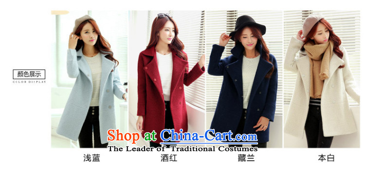 Miyamiya2015 autumn and winter in new long hair loose woman jacket? graphics thin single row detained? coats-coats the auricle of the thick white XS picture, prices, brand platters! The elections are supplied in the national character of distribution, so action, buy now enjoy more preferential! As soon as possible.