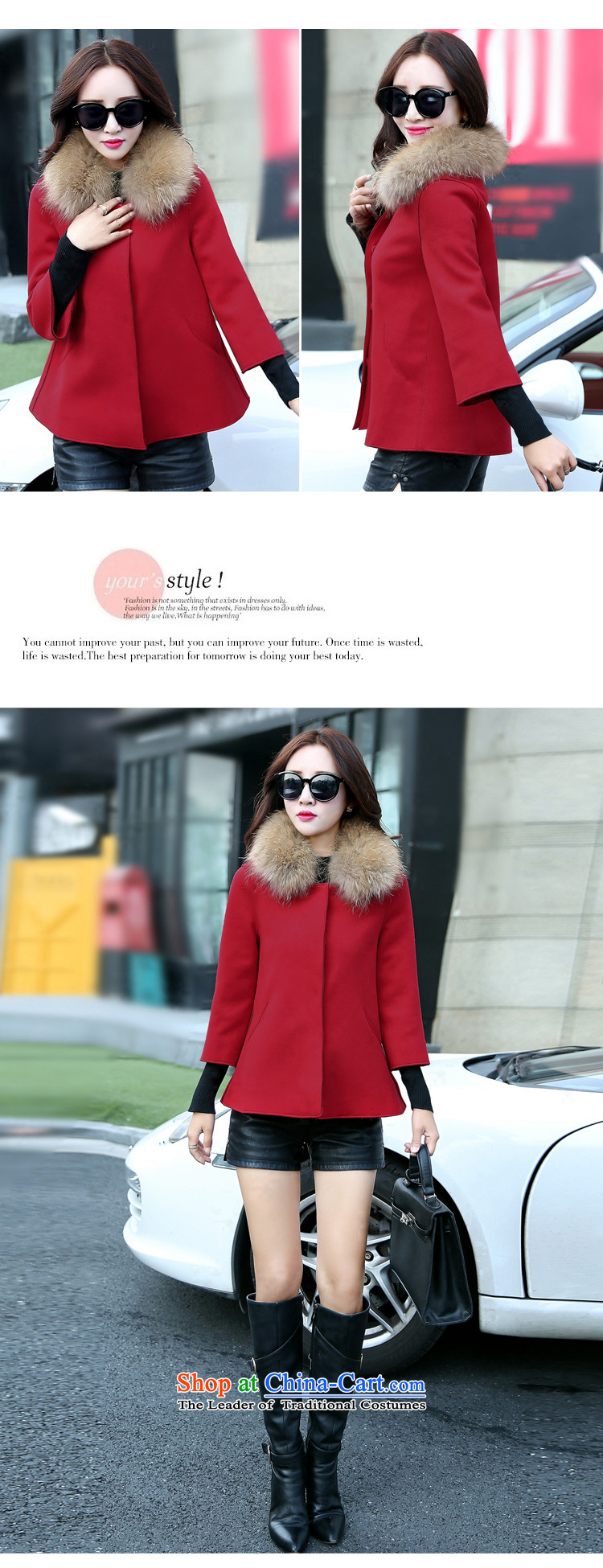 Yi Millies 2015 winter clothing new Korean cloak? jacket short of gross shawl a coat 8105- L picture, prices, brand platters! The elections are supplied in the national character of distribution, so action, buy now enjoy more preferential! As soon as possible.