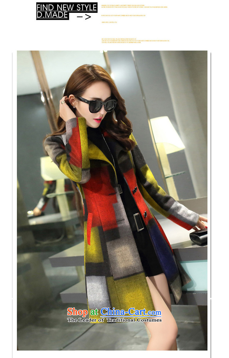 Martin Lee Yuexin 2015 Winter, replacing the new Korean tartan sub-coats of Sau San   Q083 blue, XXL picture, prices, brand platters! The elections are supplied in the national character of distribution, so action, buy now enjoy more preferential! As soon as possible.