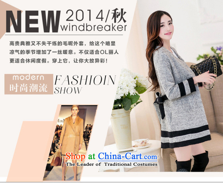 Lin Ching-pledged for autumn and winter new Korean female jacket coat gross? In the long graphics thin leisure Sau San wild lapel thick coat Female Light Gray L picture, prices, brand platters! The elections are supplied in the national character of distribution, so action, buy now enjoy more preferential! As soon as possible.