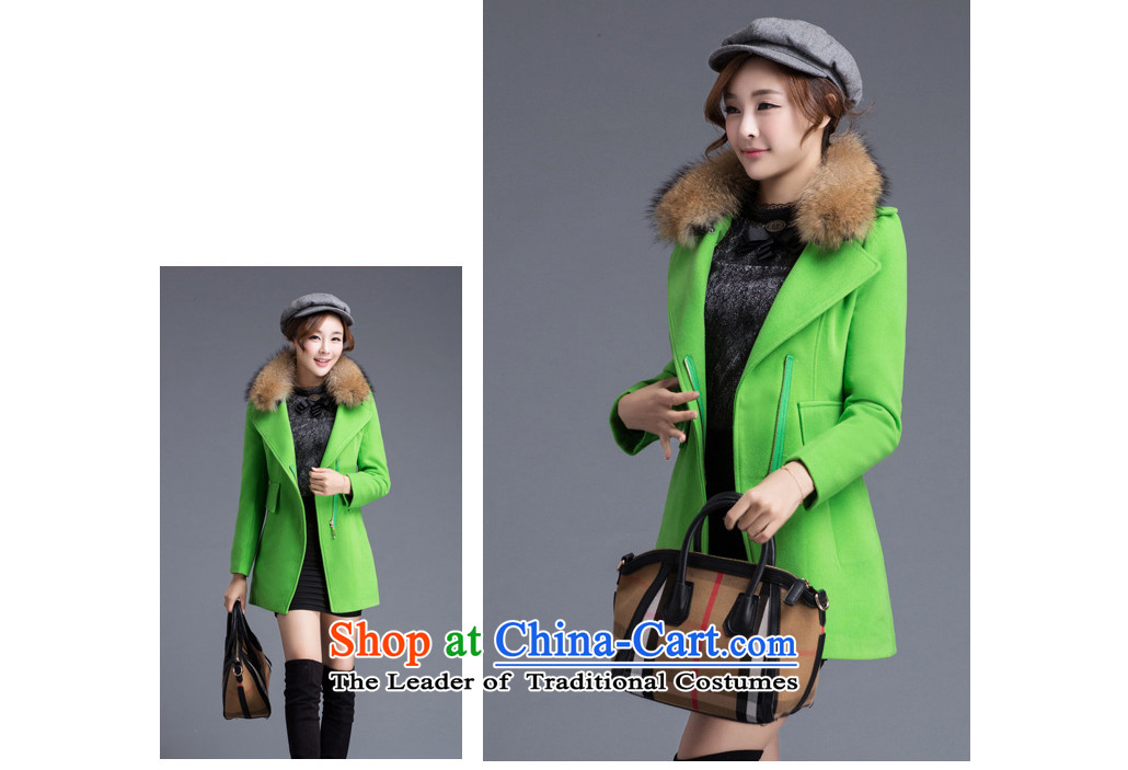 The Taliban Slobodan gross jacket female Korean? female in long wool coat (with? removable gross) Red L picture, prices, brand platters! The elections are supplied in the national character of distribution, so action, buy now enjoy more preferential! As soon as possible.