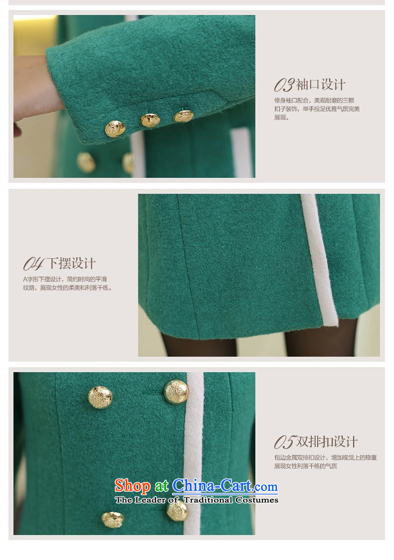 The ELISA 2015 autumn and winter new Korean jacket Western Wind? gross sum of female knocked color thick hair for long, thin hair so Sau San video coats female navy L picture, prices, brand platters! The elections are supplied in the national character of distribution, so action, buy now enjoy more preferential! As soon as possible.