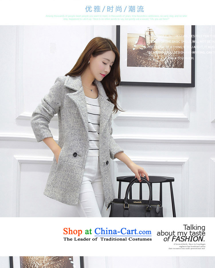 Ms Audrey EU Arabic xin 2015 autumn and winter new Korean female jacket coat gross? a wool coat in long double-video thin straight lattices m White L picture, prices, brand platters! The elections are supplied in the national character of distribution, so action, buy now enjoy more preferential! As soon as possible.