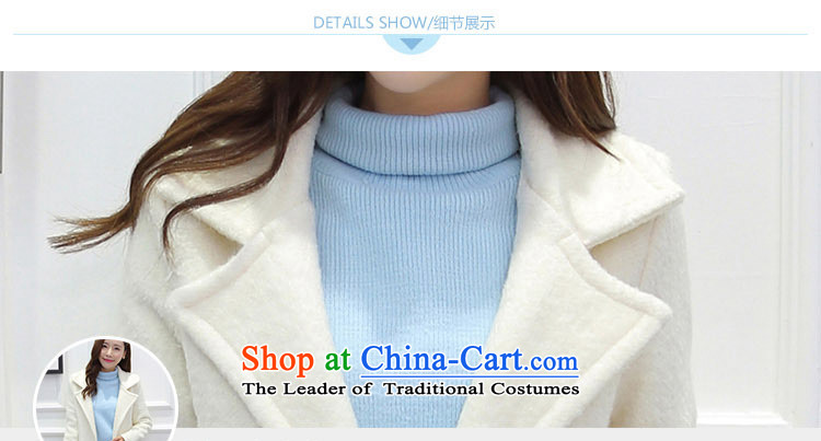 Ms Audrey EU Arabic xin 2015 autumn and winter new Korean female jacket coat gross? a wool coat in long double-video thin straight lattices m White L picture, prices, brand platters! The elections are supplied in the national character of distribution, so action, buy now enjoy more preferential! As soon as possible.