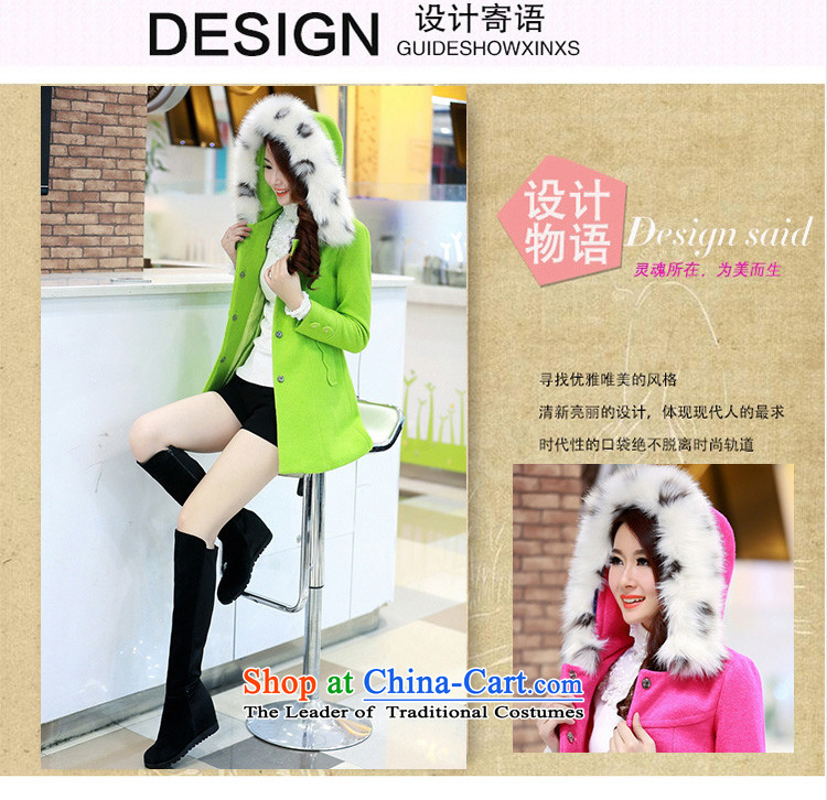 The Philippines poetry fun gross? autumn and winter coats women 2015 new Korean fashion Sau San wool coat girl in long?) gross neckties cap wind jacket green M picture, prices, brand platters! The elections are supplied in the national character of distribution, so action, buy now enjoy more preferential! As soon as possible.