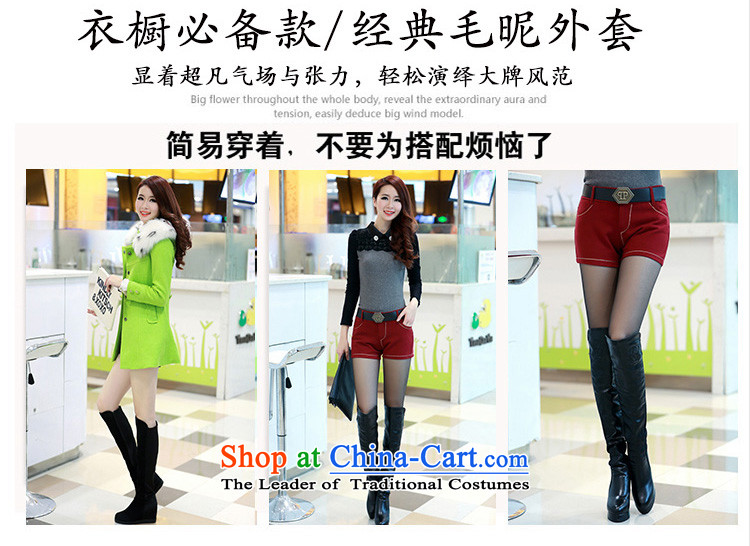 The Philippines poetry fun gross? autumn and winter coats women 2015 new Korean fashion Sau San wool coat girl in long?) gross neckties cap wind jacket green M picture, prices, brand platters! The elections are supplied in the national character of distribution, so action, buy now enjoy more preferential! As soon as possible.